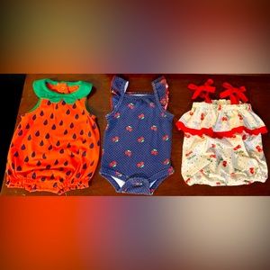 3-6 Mos Babygirl Clothing Bundle Cat&Jack/ Disney/ Jessica Simpson